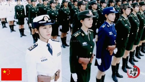 外国人看中国女兵的视频，就喜欢他们没有见过世面的样子！