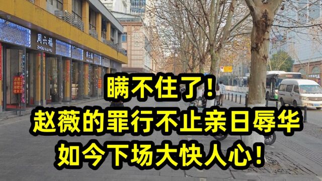 瞒不住了!赵薇的罪行不止亲日辱华,如今下场大快人心!