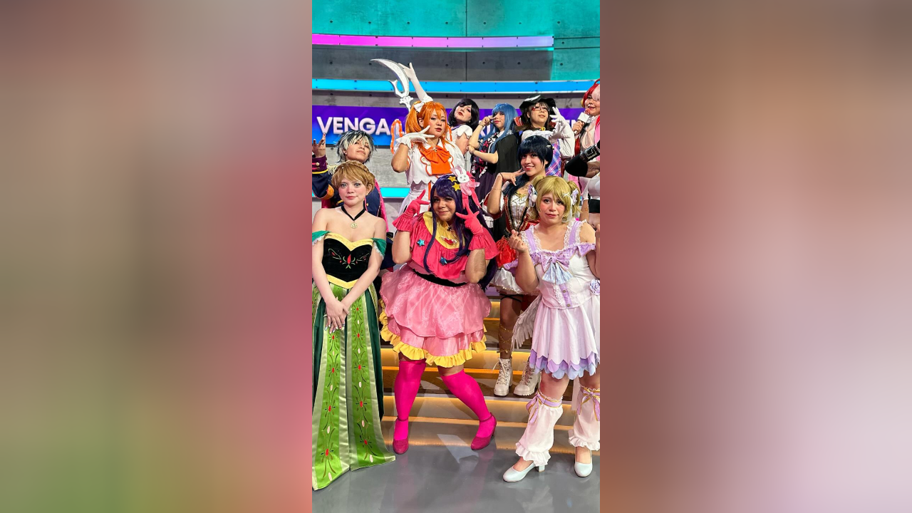 墨西哥综艺上的cosplay走秀