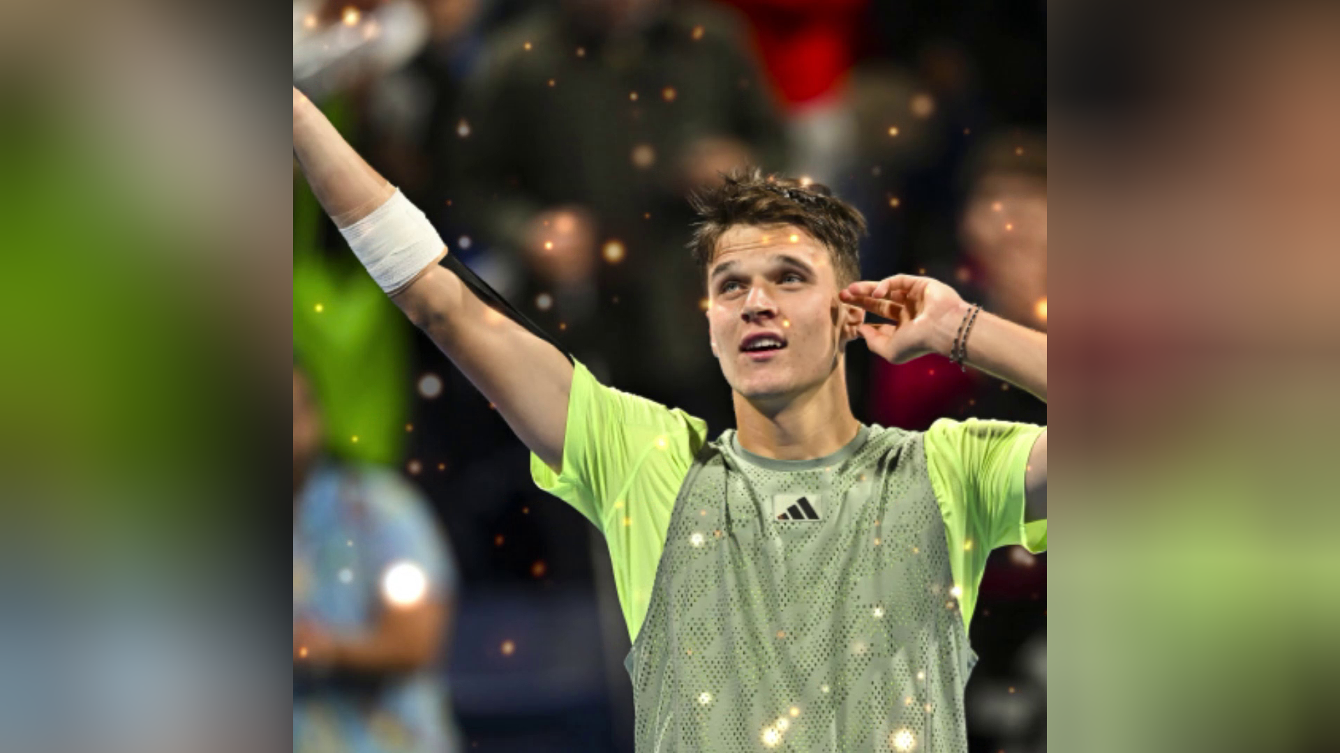 多哈站八强战,小将门希克爆冷挑落卢布列夫