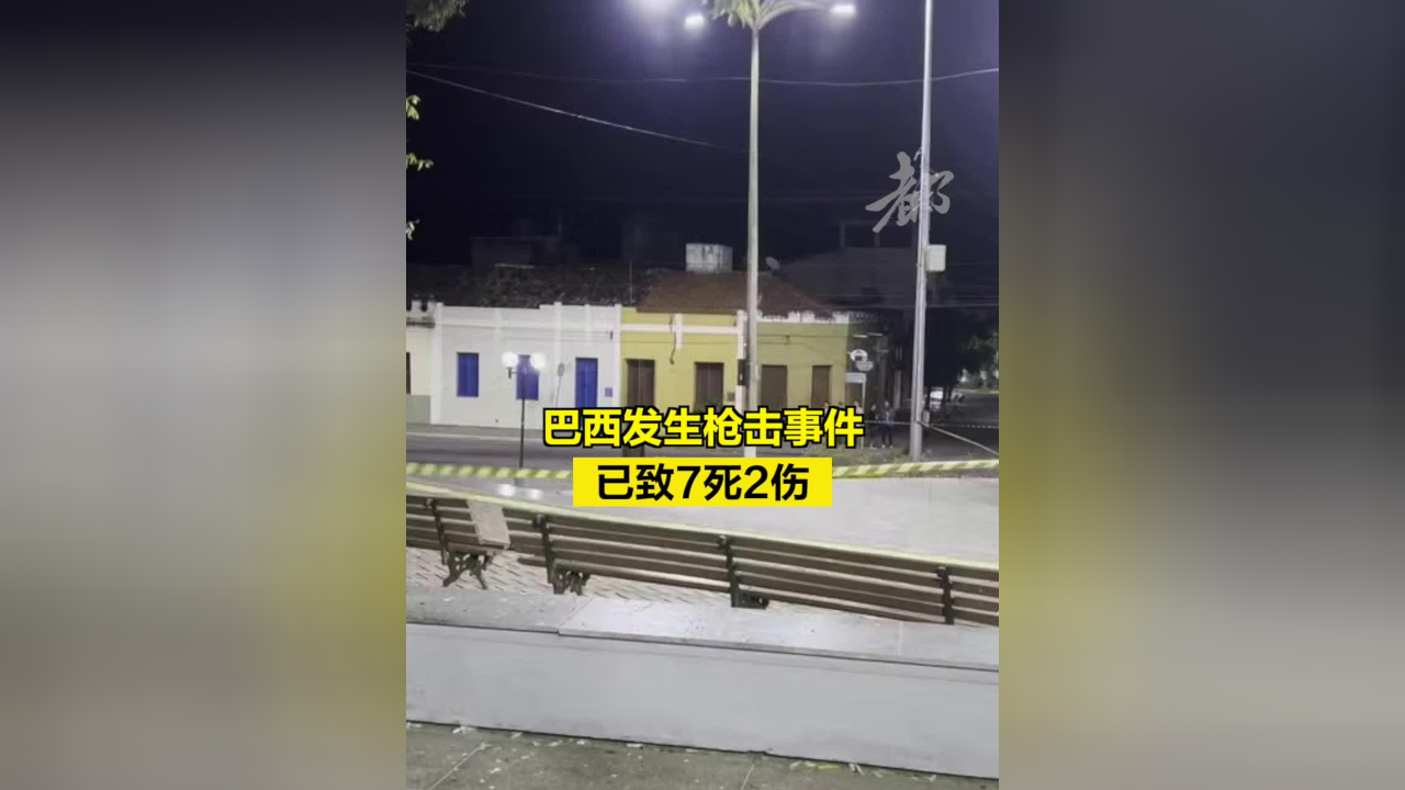 巴西发生枪击事件,已致7死2伤
