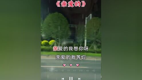 亲爱的我想你呀