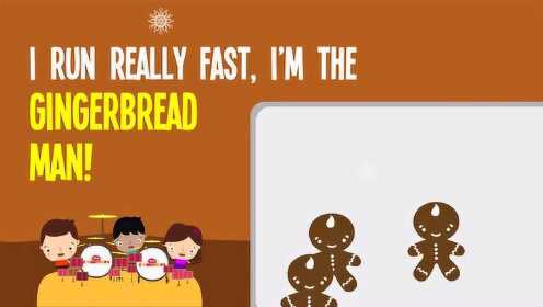 5 Gingerbread Men | Song Lyrics Video | Kids Christmas Songs