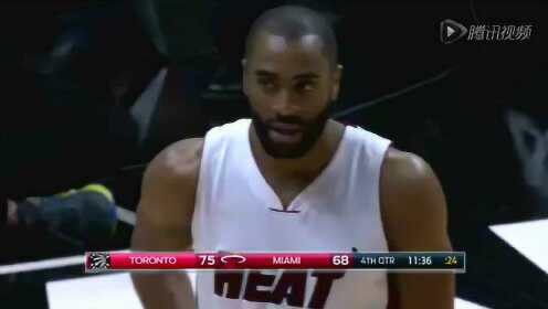 《NBA全场集锦》猛龙vs热火第4节精编 理查德森封盖德罗赞