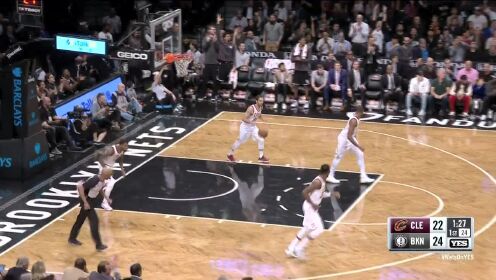 《NBA骑士》【得分】篮网的三秒跑轰像模像样 哈里斯追身三分稳稳命中