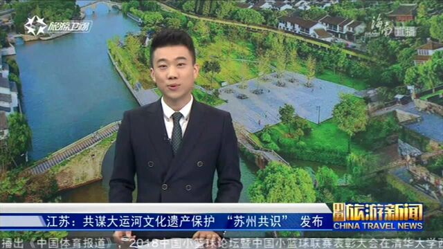 江苏 共谋大运河文化遗产保护 “苏州共识”发布