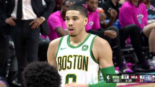 《NBA全场回放》【回放】凯尔特人vs热火第3节 韦德欧文互飚三分