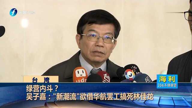 绿营内斗?吴子嘉:“新潮流”欲借华航罢工搞死林佳龙