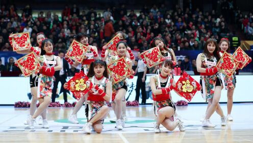 《CBA全场集锦》【花絮】年味十足！川妹子这波《好运来》您给打几分