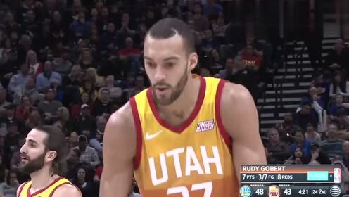 《NBA全场回放》【回放】勇士103-108爵士全场纯享 库里杜兰特合砍62分不敌爵士