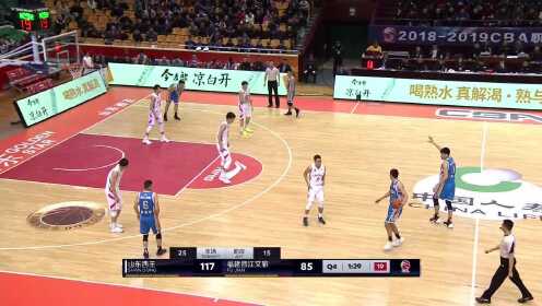 《CBA全场集锦》【扣篮】就是这么暴力！朱荣振快攻篮下飞身暴扣