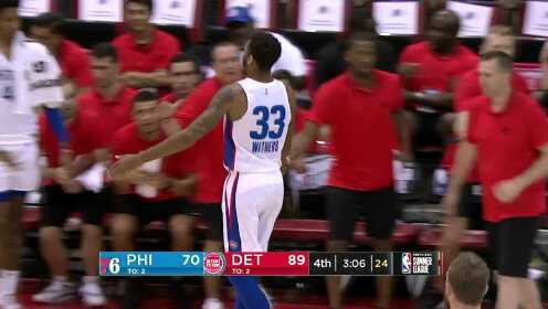 《NBA全场集锦》【得分】杀死比赛 活塞致命三分浇灭费城反扑希望