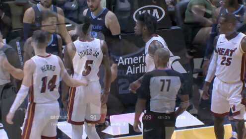 《NBA全场集锦》【原声】灰熊101-120热火 温斯洛27＋7末节11分带走灰熊