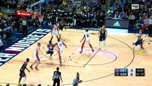 《NBA全场集锦》手感火热！默里外线三分空心入网
