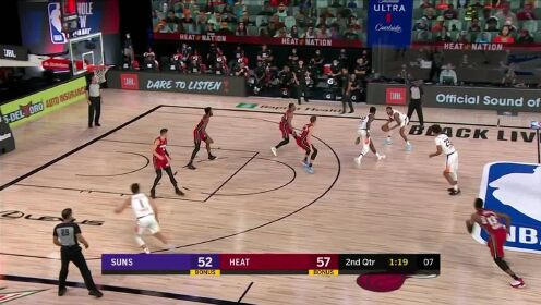 《NBA全场集锦》卢比奥人到球到送妙传 布克拍马赶到双手暴扣