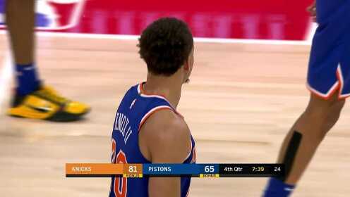 《NBA全场回放》【回放】NBA季前赛：尼克斯vs活塞第4节