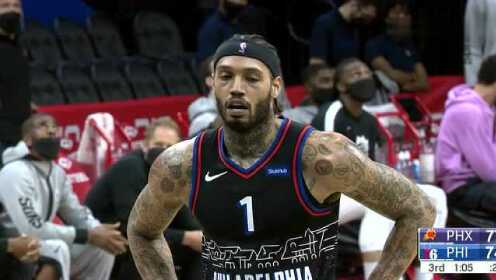 《NBA全场回放》太阳vs费城英文原声全场回放