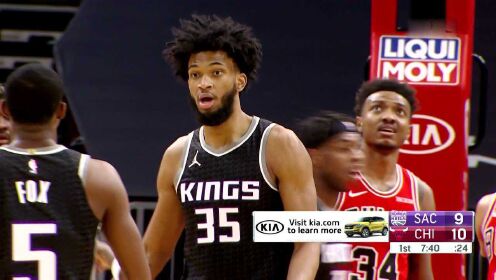《NBA全场集锦》身体上的差距！巴格利连续冲击内线毫取五分