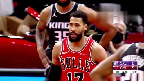 《NBA全场集锦》自己来！拉文抢断送妙传坦普尔直捣黄龙强取2+1