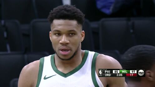 《NBA全场回放》费城vs雄鹿英文原声全场回放