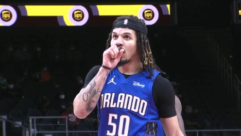 《NBA全场集锦》魔术vs老鹰 第3节英文原声回放