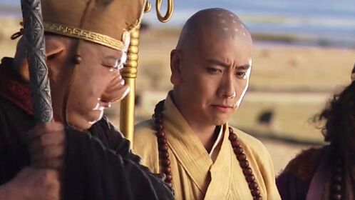 《西游记》第25集03:八戒化斋路上偶遇小孩,居然被小孩做的鬼脸吓晕