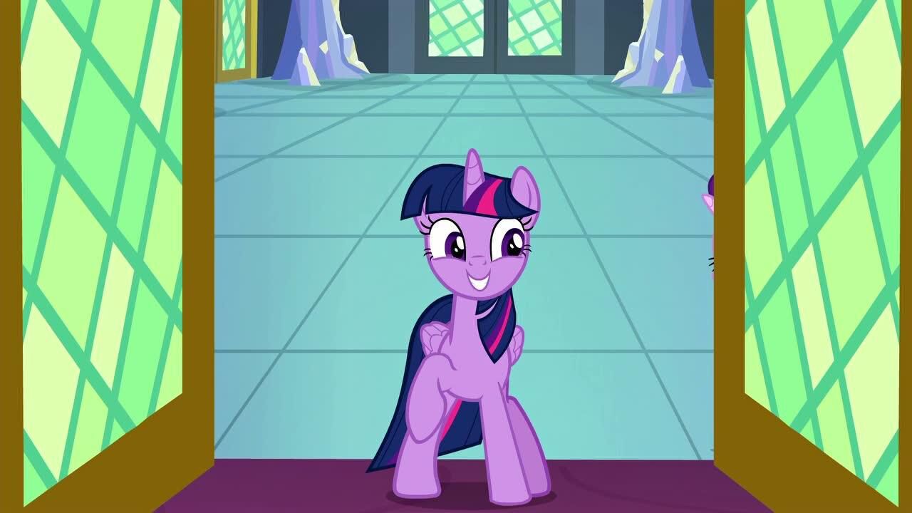 小马宝莉友谊的魔力第8季英文版:紫悦好开心啊