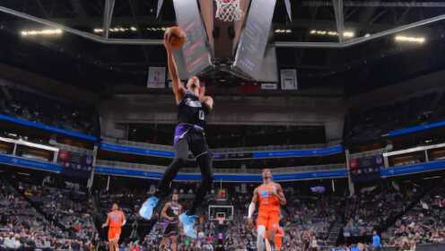 《NBA全场集锦》【原声】雷霆111-117国王 哈利伯顿24+10率队力擒对手