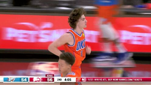 《NBA全场集锦》吉迪突破篮下顶飞科林斯！轻松拿下两分