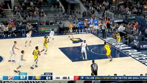 《NBA全场集锦》单挑布罗格登 亚历山大翻身挑篮技惊四座