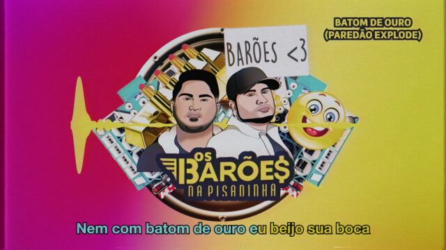 Batom de Ouro(Pared㣯 Explode  Com Grave)