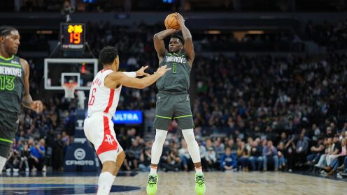 《NBA全场集锦》【球星】爱德华兹vs火箭集锦 全场44分两记恐怖隔扣点燃全场
