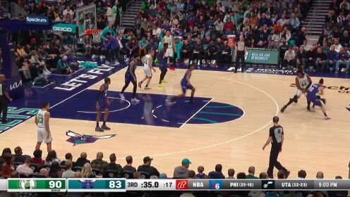 《NBA全场集锦》【原声】凯尔特人122-106黄蜂 塔图姆33+9绿军客场取胜