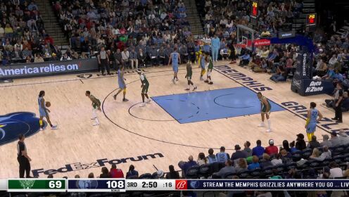 《NBA全场集锦》【原声】雄鹿101-142灰熊 莫兰特三节三双灰熊狂屠雄鹿41分
