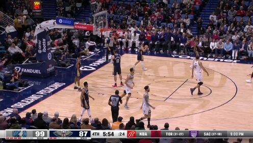 《NBA全场集锦》【原声】森林狼111-102鹈鹕 爱德华兹37分送鹈鹕六连败