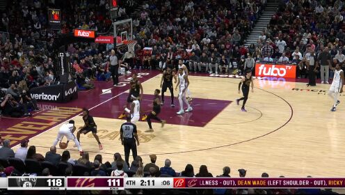 《NBA骑士》【原声】篮网125-117骑士 加兰46+8杜欧各砍32分率队9连胜升至东部第三