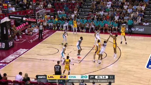《NBA全场集锦》湖人vs黄蜂中文解说全场回放