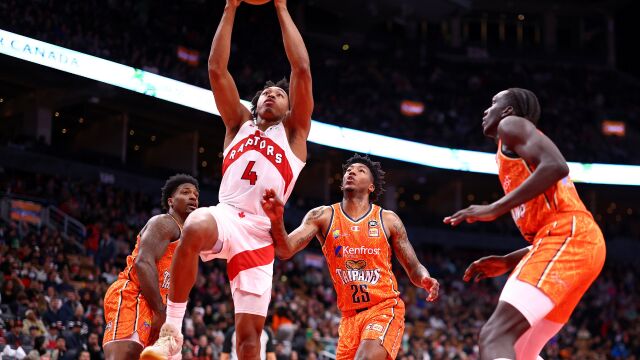 坎恩斯太攀蛇93-134猛龙 巴恩斯轻取15+5助球队狂胜对手