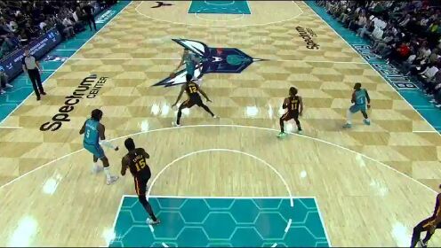 《NBA全场集锦》【回放】 NBA常规赛：老鹰vs黄蜂第1节英文原声回放
