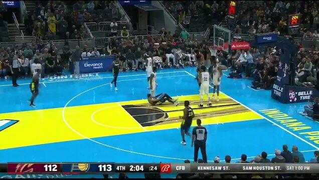 NBA季中锦标赛小组赛：骑士vs步行者第4节中文解说回放