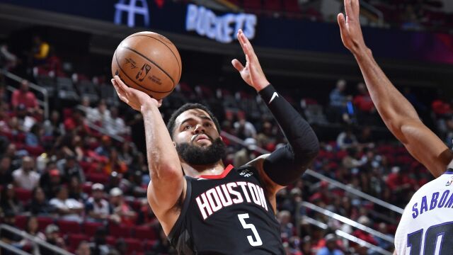 范弗利特vs国王集锦 全场21+6+12攻传一体运筹帷幄