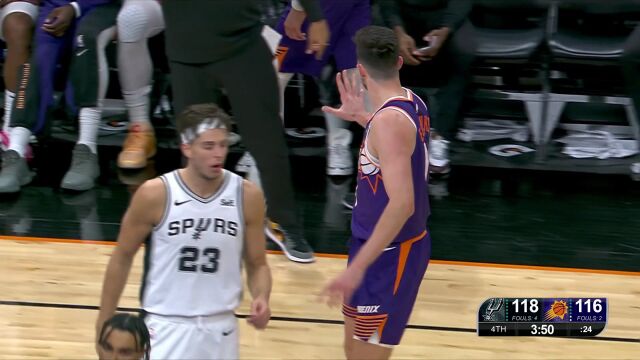 天赋往往需要能力来兑现 文班亚马生死时刻贡献10分