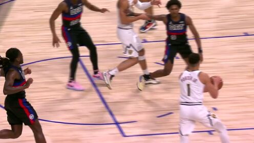 《NBA全场集锦》遭遇当头棒喝 奥萨尔-汤普森镇守篮下空中拦截送出大帽