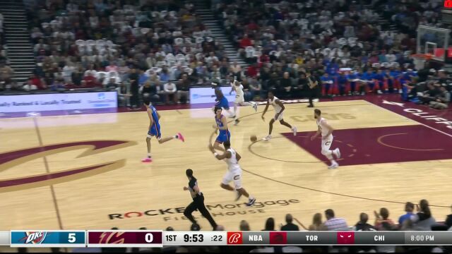 这惊世骇俗的护框能力 霍姆格伦半场五记盖帽只手遮天