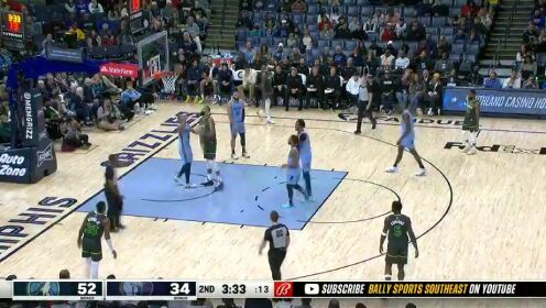 《NBA全场集锦》【回放】NBA常规赛：森林狼vs灰熊第2节中文解说回放