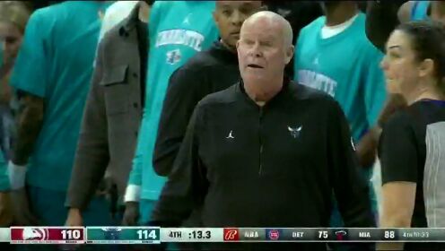 《NBA全场集锦》【回放】 NBA常规赛：老鹰vs黄蜂第4节英文原声回放