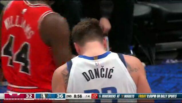 NBA常规赛：公牛vs独行侠第2节中文解说回放