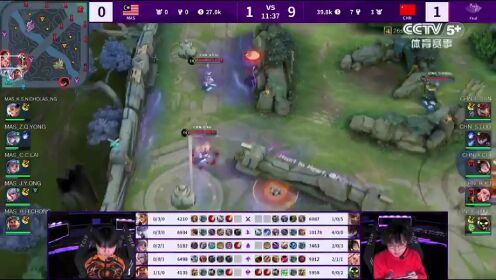 电竞之巅_王者荣耀亚运版本决赛：中国2-0马来西亚_高歌猛进连拔三路防御塔！中国国家集训队稳定发挥压制对手锁定胜局_高清