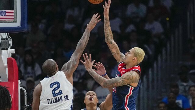 灰熊106-113奇才 普尔27分库兹马21+13奇才送灰熊3连败