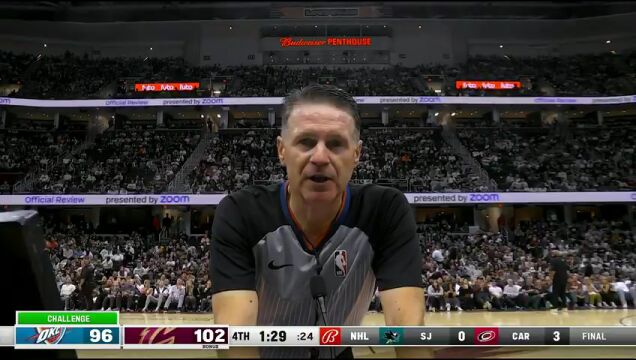 雷霆vs骑士第4节英文原声回放